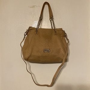 MARIA SHARAPOVA COLE HAAN SHOULDER AND CROSSBODY BAG COLOR TAN